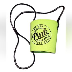 Pink Neon Green Beach Cup Holder